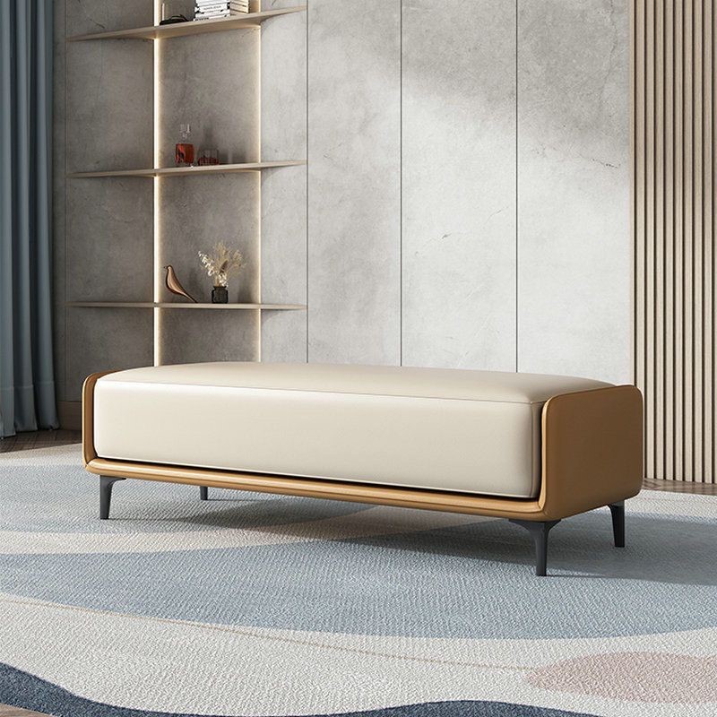 Y呑1轻奢换鞋踏家用门口卧室床尾凳脚踏床边凳长条凳衣帽间服装店