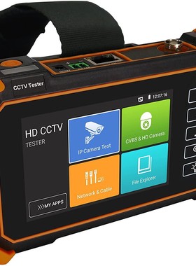 IP Camera Test 4'' IPS Touch Screen CCTV Tester  POE H.265