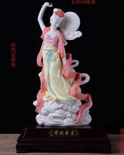 新中式复古人物侍女陶瓷工艺品大摆件酒店会所客厅家居软装装饰品