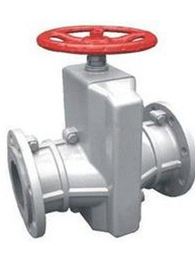 GJ41X-6/10Z/C/L/P红色套管管夹阀 法管夹阀GJ641X GJ941X管夹阀