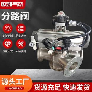 厂家供应分路阀物料输送三通阀粉体不锈钢分路阀