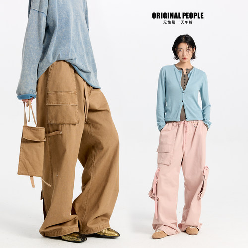 ORIGINALPEOPLE全棉工装裤