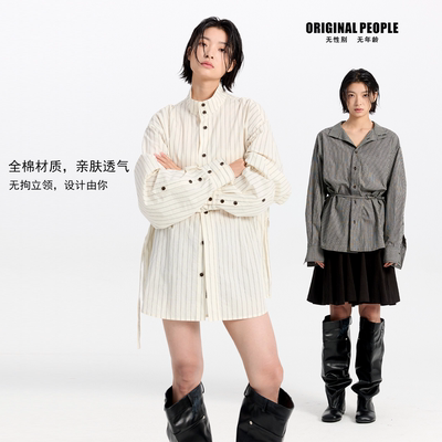ORIGINALPEOPLE松弛感长袖衬衫