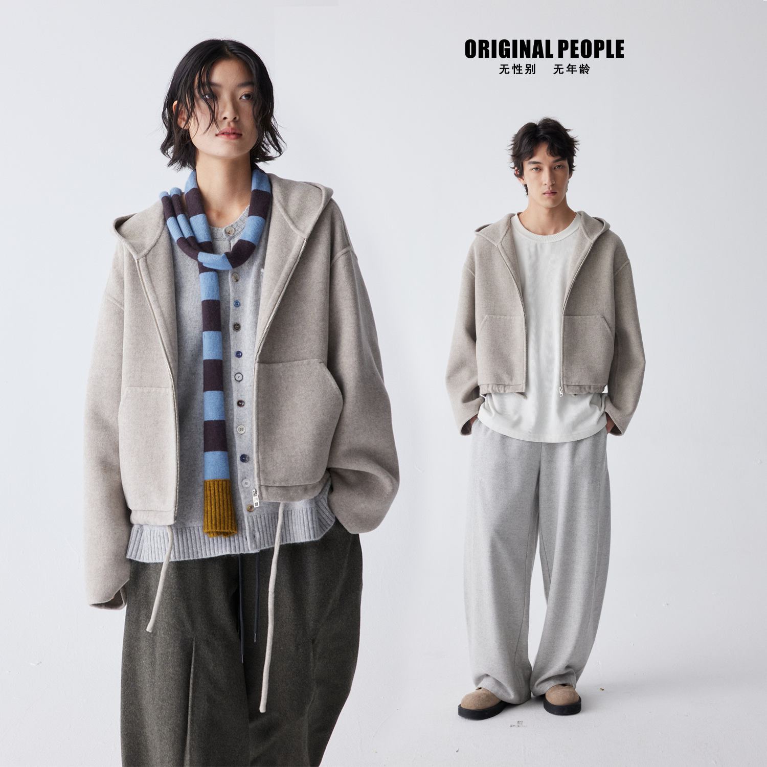 ORIGINALPEOPLE双面呢夹克外套