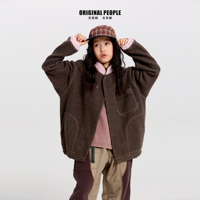 ORIGINALPEOPLE羊羔毛外套