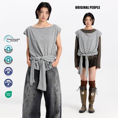 ORIGINALPEOPLE两穿针织衫