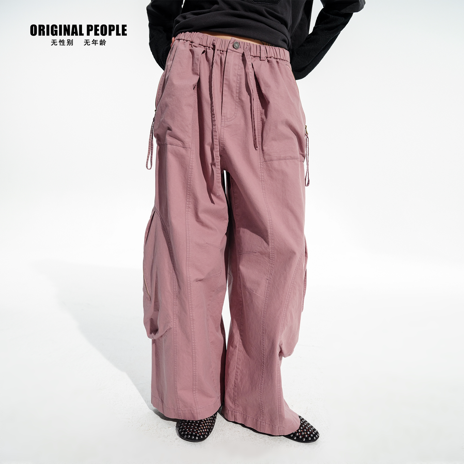 ORIGINAL PEOPLE【O:PLINK系列】水洗轻量多袋中性潮流战术工装裤图片