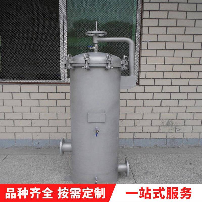 304不锈钢精密过滤器大型水处理设备保安过滤器前置净水器厂家