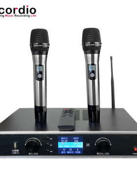 GAW-L610 工厂销售无线麦克风U段一拖二家用手持无线麦克风系统麦