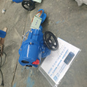 D973H 16C DN100智能一体化硬密封电动对夹蝶阀