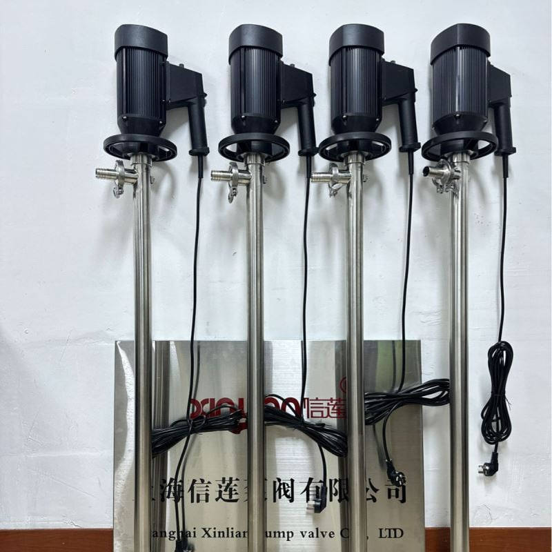 供应手持式防滴式电动调速插桶泵HP-EX2-V+SS31L-1000电动抽液泵