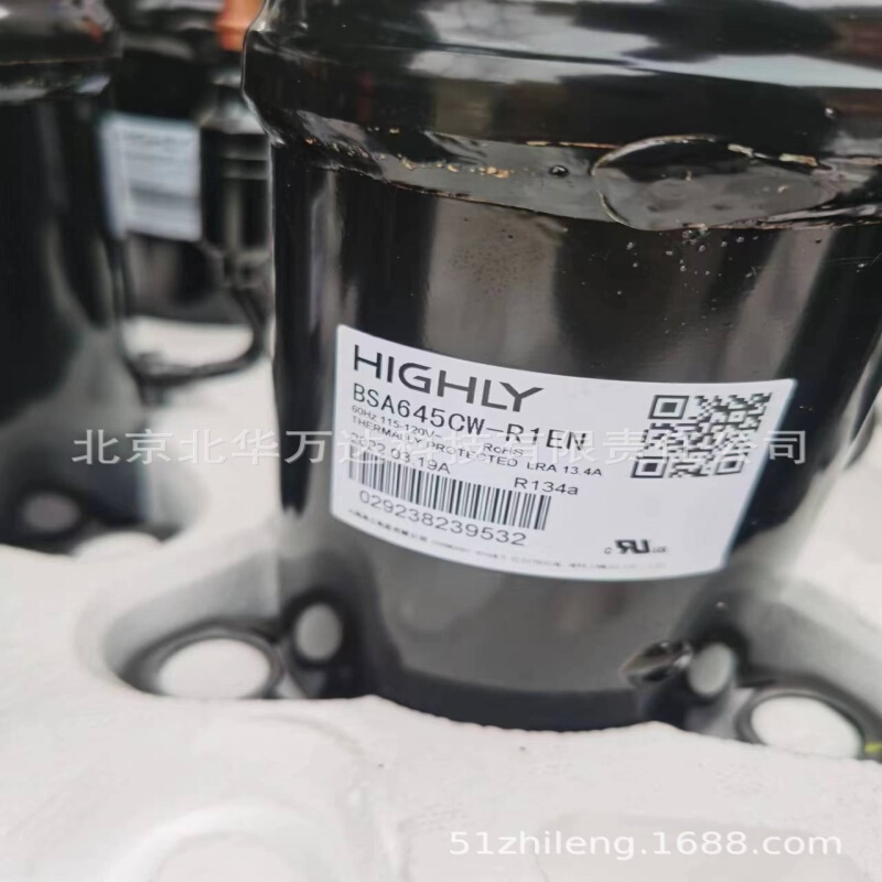 BAS645CW-R1EN 除湿机特殊电制冷压压缩机配件电压115-120V  60Hz