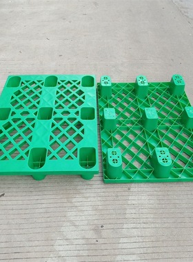 1200*800绿色卡板1100*800绿色托盘全新料加厚防潮塑胶栈板厂家
