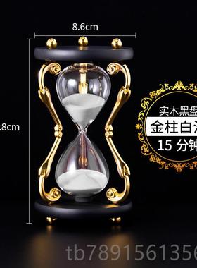 高档属沙漏计时器欧式复古高档创公轻意生日金礼物办室家居装饰奢