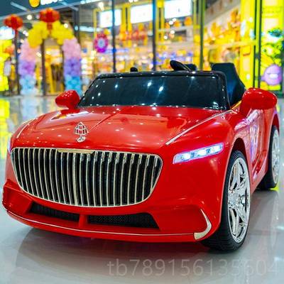 高档奔驰迈赫儿童电动汽巴孩人车四轮遥控玩具车可坐大小宝宝充电