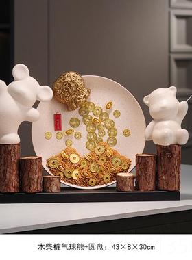 高档财招猫摆乔件八方来财店铺开业前客台厅装饰品轻奢高档迁新居