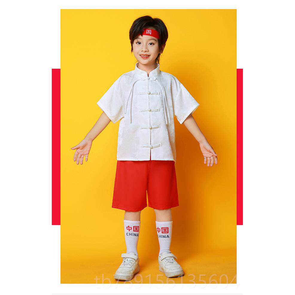 高档汉服六一儿童表演服装马面儿裙出演小学生合服唱服幼园毕业服