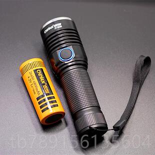 高档炽迷焰26调焦强光手电筒家用可充e电Ld你小超亮6户外26T650远