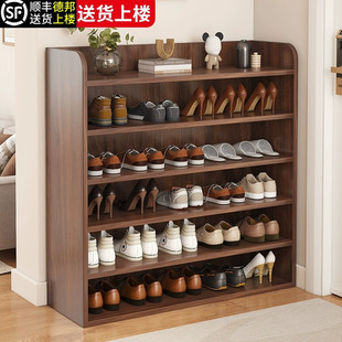 实木鞋 p简易鞋 架子室内多层收纳神器省空间靠墙鞋 架家用门口新款