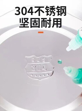 加高36cme40cm304不锈钢特厚加深盆洗菜洗衣和面盆大容量汤锅送盖