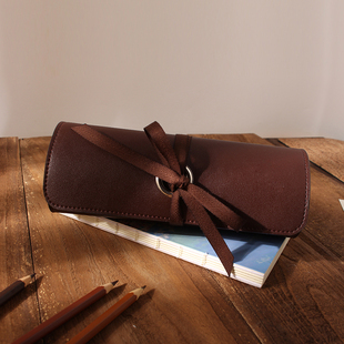 72支U彩铅笔帘笔卷笔袋 皮质彩绘铅笔防震收纳笔帘24