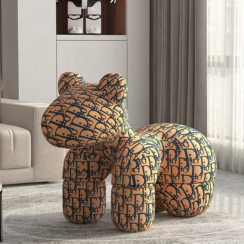 网红小马椅设计师款动物创意w椅子客厅装饰摆件落地乔迁送礼物轻