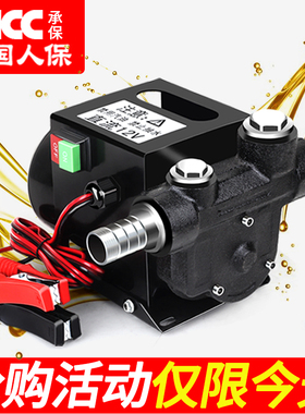 渝乐电动抽油泵12Vm24V220V伏自吸泵正反转直流加油泵柴油抽油机