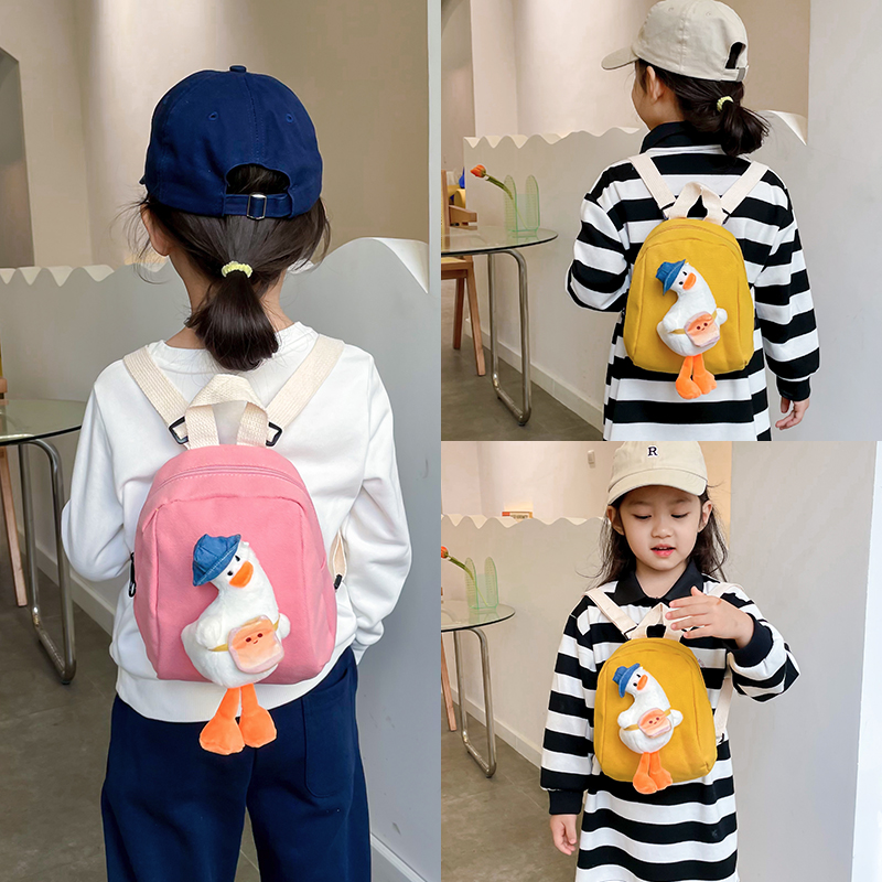 书包幼儿c园男童可爱卡通帆布儿童双肩包女孩新款时尚迷你小童背