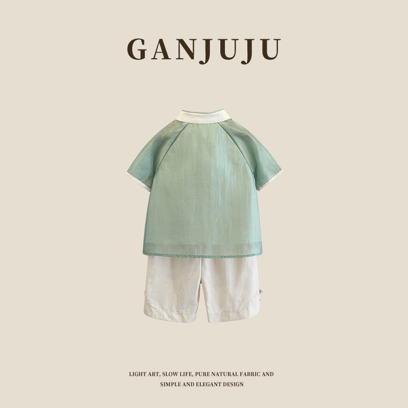 儿童汉服童夏装改良古风帅气中国D风演出服唐装孩夏季传统古装,童装/婴儿装/亲子装,汉服,淘宝优惠券,粉丝福利购,淘宝优惠卷