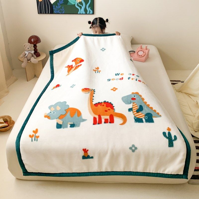 儿童婴儿毛毯加厚冬季o宝宝盖毯新生儿小被子幼儿园午睡珊瑚绒毯,床上用品,休闲毯/毛毯/绒毯,淘宝优惠券,粉丝福利购,淘宝优惠卷