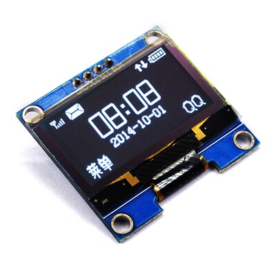 1.3寸OLED显示屏12864液晶屏模块1.3显示模块IIUC接口屏幕开发板
