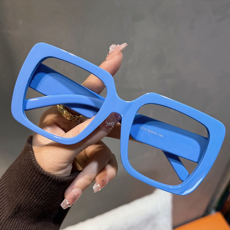 老花眼镜男女时尚高清大框方s形显年轻老人老光100度150/200/250