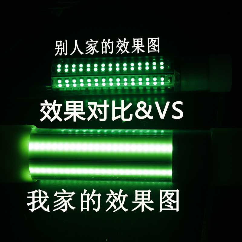 鱿鱼翘嘴海钓集鱼筏钓p灯12v水下诱鱼灯黄绿白光超亮防水引聚鱼灯