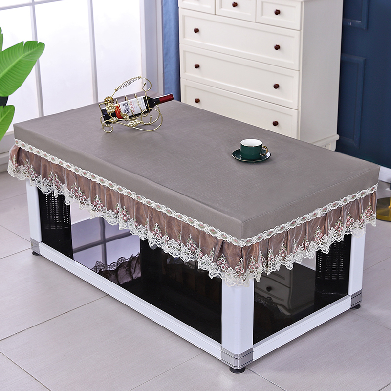 烤火桌皮罩防水防油防烫茶几桌电C炉罩取暖桌布长方形电炉子桌罩