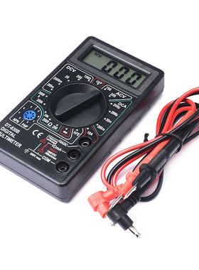 DT830cB数字万用表DT832万能表套装测电压电阻二/三极管带电池表