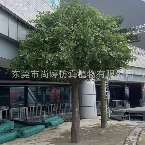 仿真榕树大型人造假树 酒店大厅许愿树室外装饰园林造景 厂家直销