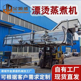 菜叶漂烫机茶叶预煮杀青机 预制菜预煮机 桑芽土豆片藕漂烫机