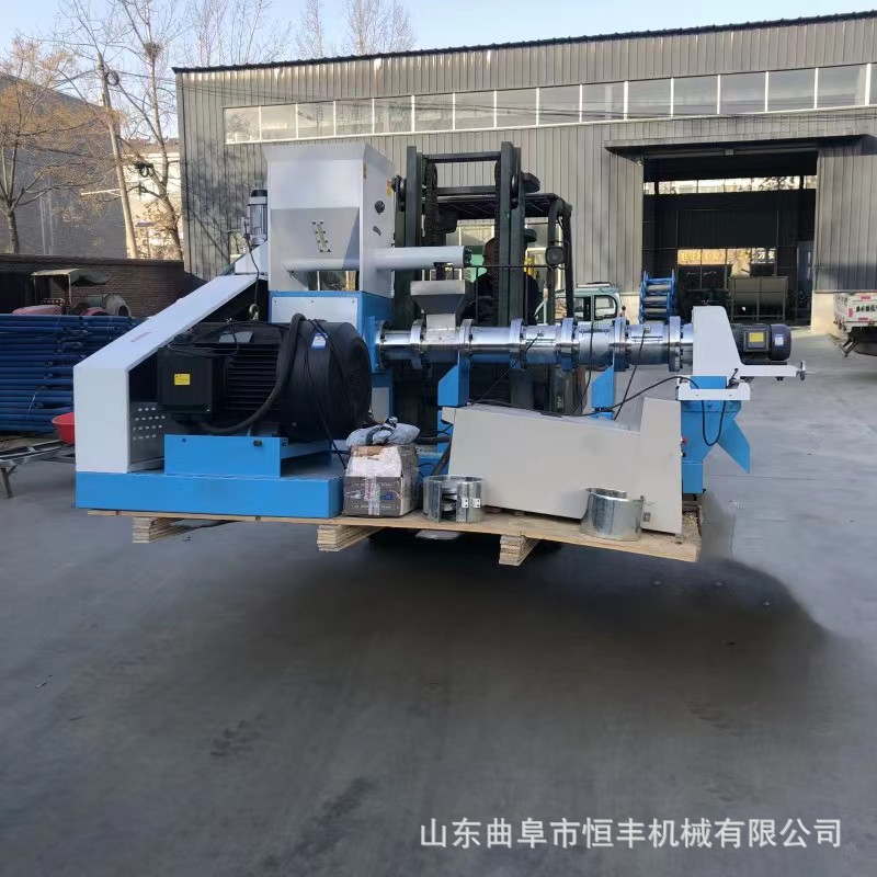 宠物猫粮膨化饲料 漂浮圆形鱼粮颗粒机免费试机 水产宠物饲料设备