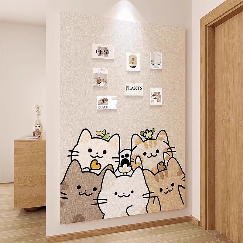 【叠叠猫2025新款】毛毡板墙贴