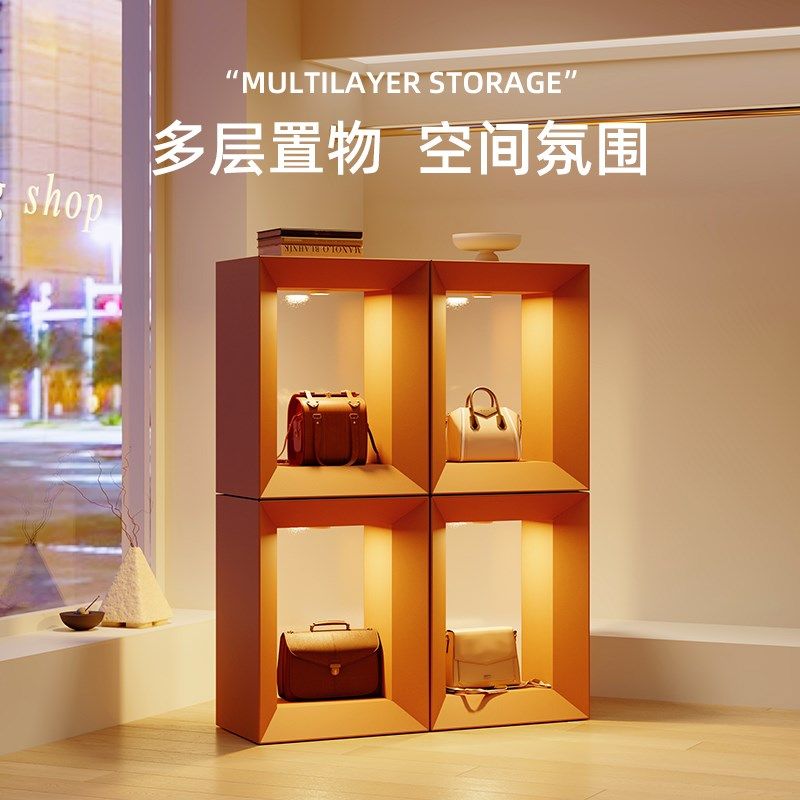 陈象回字展架多层置物架展示陈列架落地可折叠零食货架简易书架,商业/办公家具,置物架/陈列架/储物架/展示架,淘宝优惠券,粉丝福利购,淘宝优惠卷