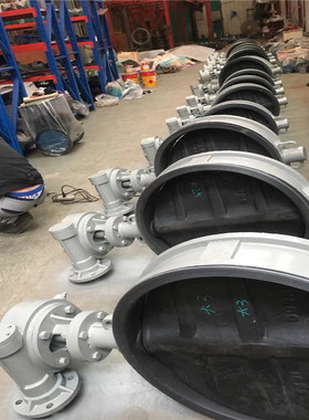 D341J 衬胶法兰蝶阀 D641J D971J 气动、电动衬胶法兰蝶阀