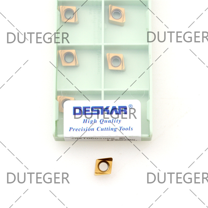 戴斯卡快进给铣刀片4NKT060308R-ML LF6028S钢件双面铣刀粒替1135