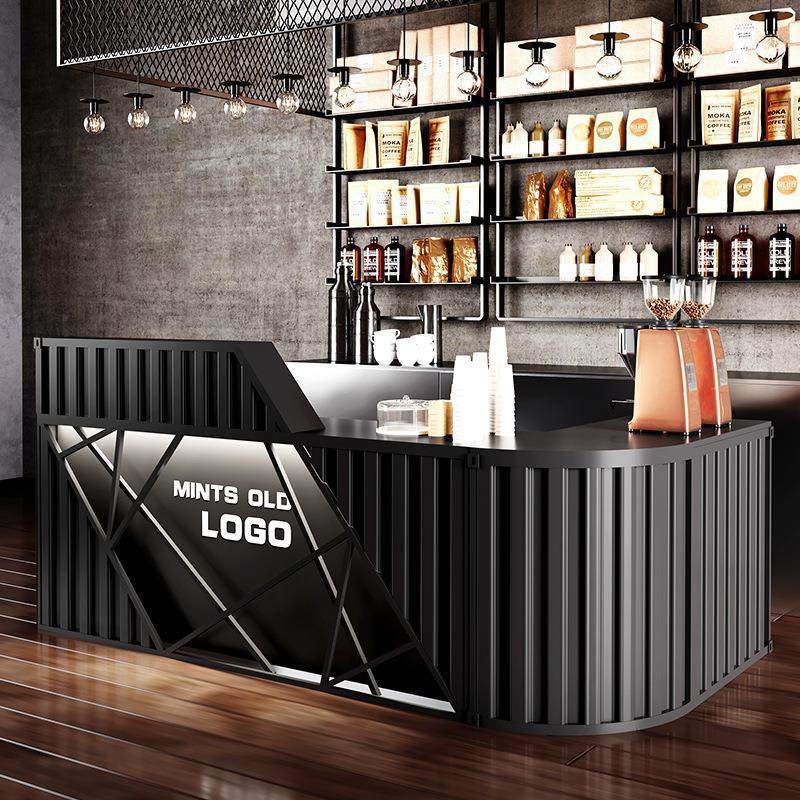 酒吧个性创意接待台工业风健身房吧台转角收银台台球馆复古前台桌,模玩/动漫/周边/娃圈三坑/桌游,文化/体育周边,淘宝优惠券,粉丝福利购,淘宝优惠卷