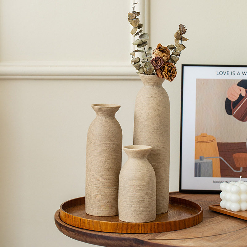 复古素胚北欧客厅陶瓷花瓶摆件干花电视柜摆设样板间家居装饰摆件,模玩/动漫/周边/娃圈三坑/桌游,文化/体育周边,淘宝优惠券,粉丝福利购,淘宝优惠卷