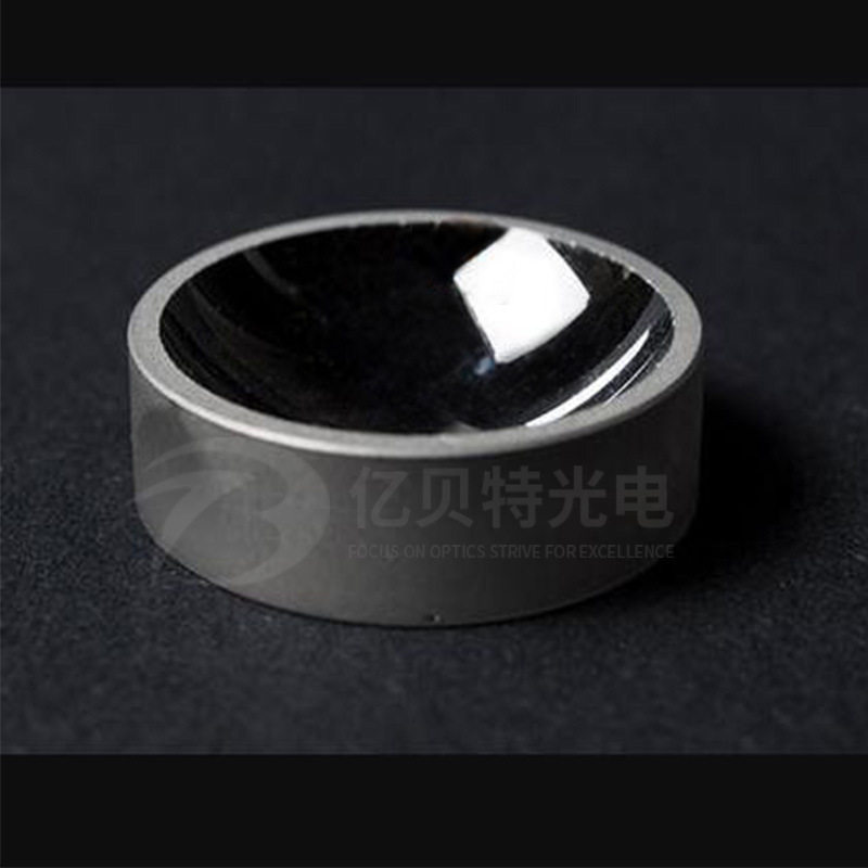 K9玻璃平凹反射镜 φ12.5mm F20mm 镀紫外铝+保护膜