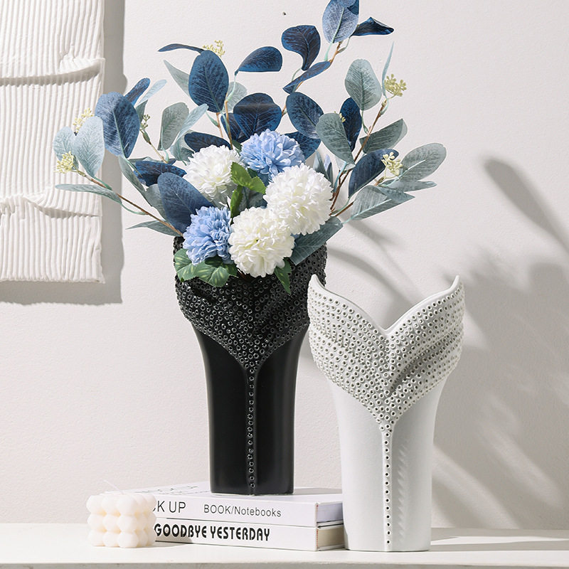 雨彤3D打印制作陶瓷花瓶简约现代黑白色别墅样板房节日礼物,模玩/动漫/周边/娃圈三坑/桌游,文化/体育周边,淘宝优惠券,粉丝福利购,淘宝优惠卷