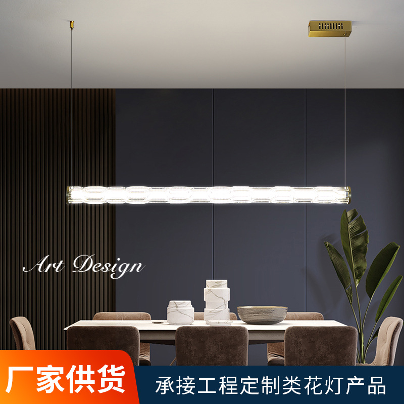 【喜来灯】简约创意艺术感镀铜吊灯KTV酒店会所大吊灯厂家直供