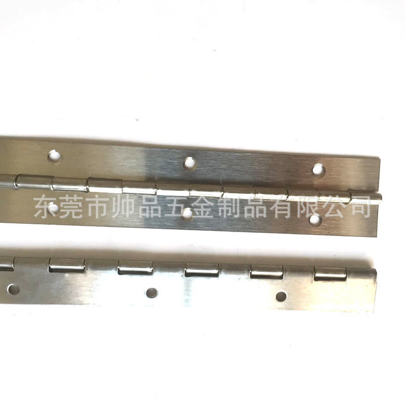 304长排铰链合页2.0厚铝加长不锈钢长排合页室外防锈承重长条合页