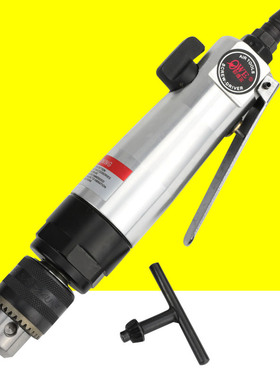 欧维尔OW-F03直式风钻 正反钻调速3/8带齿轮钻孔机 气钻10mm