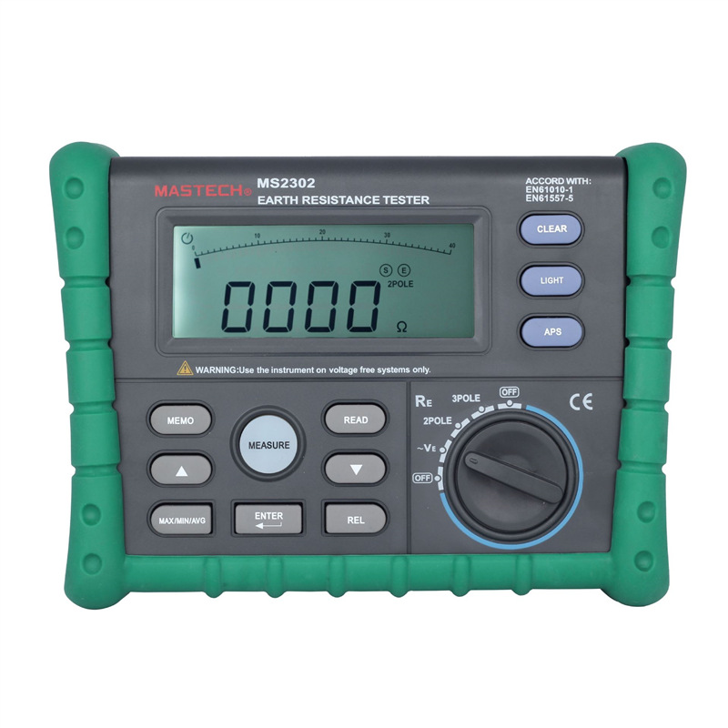 MS2302 大型地网 数字式接地电阻仪二极法三极法